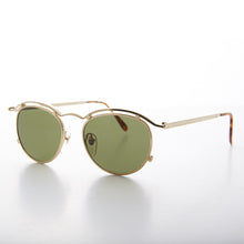 Load image into Gallery viewer, Round Gold Industrial Vintage 90s Sunglasses - Axl