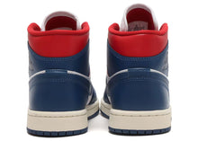 Load image into Gallery viewer, Air Jordan 1 Mid French Blue Gym Red (Women's)
