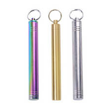 Load image into Gallery viewer, Portable Toothpick Holder Key-Chain Waterproof Screw Cap Available In 4 Styles
