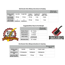 Load image into Gallery viewer, Bird Booster Chicken and Turkey Brine