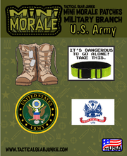 Load image into Gallery viewer, Stickers - Mini Morale - U.S. Army Pack 1
