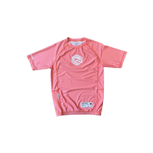 Load image into Gallery viewer, CORE SERIES SHORT SLEEVE RASH GUARD - SALMON