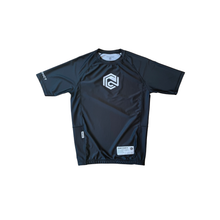 Load image into Gallery viewer, CORE SERIES SHORT SLEEVE RASH GUARD - BLACK
