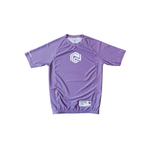 Load image into Gallery viewer, CORE SERIES SHORT SLEEVE RASH GUARD - PURPLE