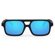 Load image into Gallery viewer, Atlas - Mirrored Blue Squared Sunglasses