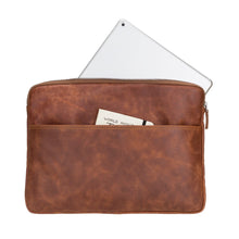Load image into Gallery viewer, Awe Slim Leather Laptop / Tablet Bag