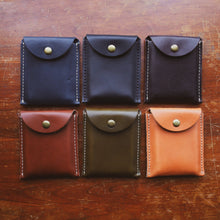 Load image into Gallery viewer, Leather Playing Card Case - USA Made