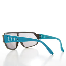 Load image into Gallery viewer, 80s Neon Sports Shield Vintage Sunglass - Barney