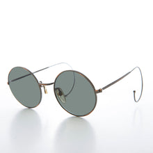Load image into Gallery viewer, Round Vintage Sunglass with Cable Temples - Barton