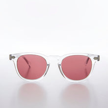 Load image into Gallery viewer, Clear Acetate Square Sunglass with Colored Lenses - Benson