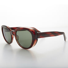 Load image into Gallery viewer, Round Cat Eye Sunglass with Glass lens and Thick Frame - Betsy