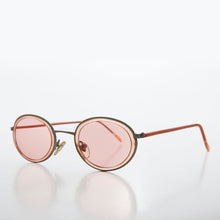 Load image into Gallery viewer, Oval Pastel Vintage Sunglasses - Bloom
