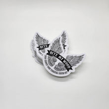 Load image into Gallery viewer, BiteMyWood Black and White Stickers 2 Choices of High Quality Pre Peelable