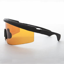 Load image into Gallery viewer, Amber Lens Wrap Sport Shield - Bolt