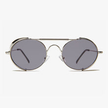 Load image into Gallery viewer, Oval Steampunk Sunglass with Folding Side Shields - Bram 3