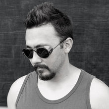 Load image into Gallery viewer, Oval Steampunk Sunglass with Folding Side Shields - Bram 3