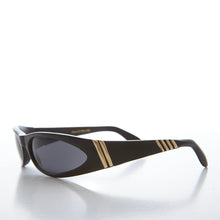 Load image into Gallery viewer, Mod Wrap Around Vintage Sunglasses - Brower