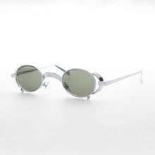 Load image into Gallery viewer, 90s Oval Goth Steampunk Vintage Sunglass - Byron