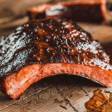 Load image into Gallery viewer, *Limited Edition* Bourbon Barrel Smoked Ribs