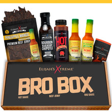 Load image into Gallery viewer, Sweet Heat Bro Box Ultimate Hot Sauce Gift Set