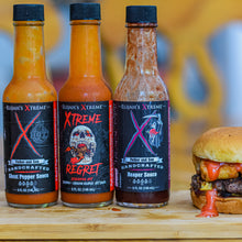 Load image into Gallery viewer, World's Hottest Xtreme Trio Hot Sauce Variety Pack