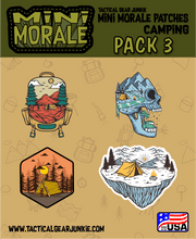 Load image into Gallery viewer, Mini Morale - Wilderness Explorer- Camping Patch Pack 3