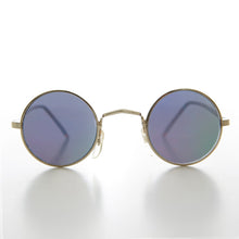 Load image into Gallery viewer, Small Round Hippy Mirror Lens Vintage Sunglass - Cana