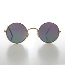 Load image into Gallery viewer, Small Round Hippy Mirror Lens Vintage Sunglass - Cana