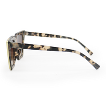 Load image into Gallery viewer, The CEO - Sustainable Tortoise Frame Brown Lens Cateye Sunglasses