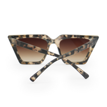 Load image into Gallery viewer, The CEO - Sustainable Tortoise Frame Brown Lens Cateye Sunglasses