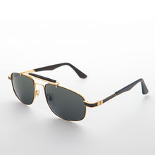 Load image into Gallery viewer, Narrow Rectangular Vintage PIlot Sunglass - Chipper