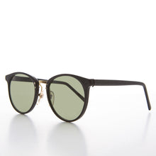 Load image into Gallery viewer, Round Horn Rim P3 Style Vintage Sunglass with Metal Bridge - Clyde