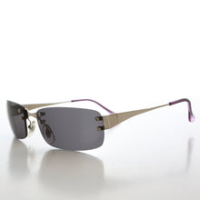 Load image into Gallery viewer, 90s Rimless Rectangular Sunglasses - Cordy