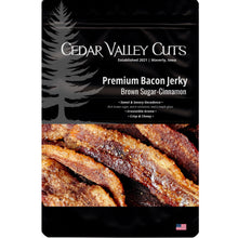 Load image into Gallery viewer, Brown Sugar-Cinnamon Premium Bacon Jerky
