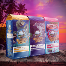 Load image into Gallery viewer, Medium-Dark Roast Starter Pack (Guatemalan Delight, Dark Roast, Cuban Espresso; 12OZ)