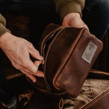 Load image into Gallery viewer, Leather Dopp Kit - USA Made