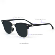 Load image into Gallery viewer, The Masters – Black Clubmaster Sunglasses