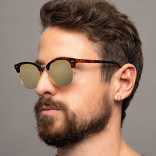 Load image into Gallery viewer, The Masters – Mirrored Brown Clubmaster Sunglasses