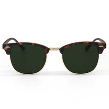 Load image into Gallery viewer, The Masters – Green Tortoise Clubmaster Sunglasses
