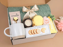 Load image into Gallery viewer, Get Well Soon Gift Boxes – Cozy Blanket & Mug Support Set
