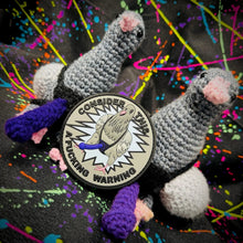 Load image into Gallery viewer, Consider This A Fucking Warning - Pigeon - 3.5" PVC Patch