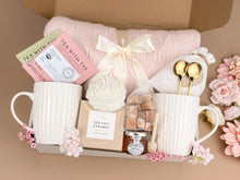 Load image into Gallery viewer, Gift Baskets for Couples – Romantic Blanket & Mug Set