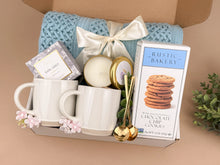 Load image into Gallery viewer, Gift Baskets for Couples – Plush Blanket, Tea & Candle Set
