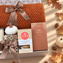 Load image into Gallery viewer, Cozy Fall Gift Basket Comfort Package