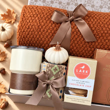 Load image into Gallery viewer, Cozy Fall Gift Basket Comfort Package