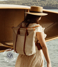 Load image into Gallery viewer, Canvas Crossroads Backpack Tote - USA Made