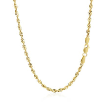 Load image into Gallery viewer, 10K Yellow Gold Lite Rope Chain (2.50 mm)