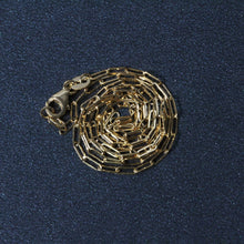 Load image into Gallery viewer, 14K Yellow Gold Fine Paperclip Chain (1.5mm)