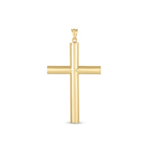 Load image into Gallery viewer, 14k Yellow Gold High Polish Classic Cross Pendant