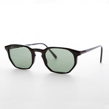 Load image into Gallery viewer, Small Polygon Horn Rim Keyhole Bridge Vintage Sunglass - Davis
